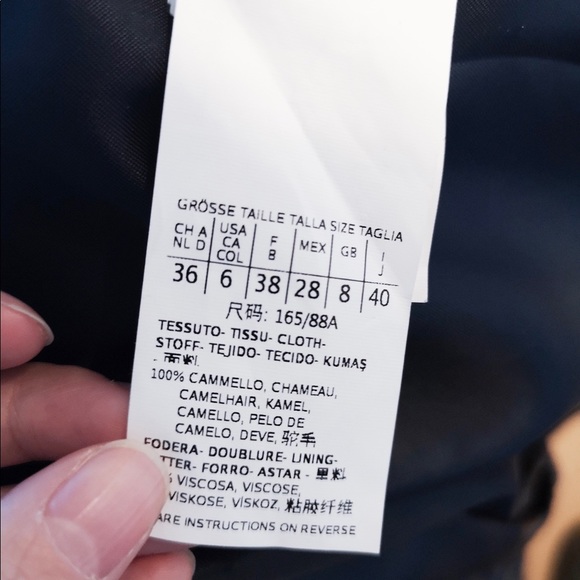 🆕 MaxMara Studio 100% Camel belt Coat - Picture 10 of 10